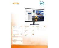 Dell DELL 27'' SE2719H 210-AQKM Czarny - 1462224 - zdjęcie 4